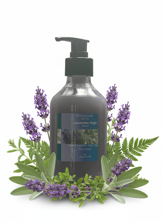 Lavender Sage Scented Liquid Hand Soap Size 8oz