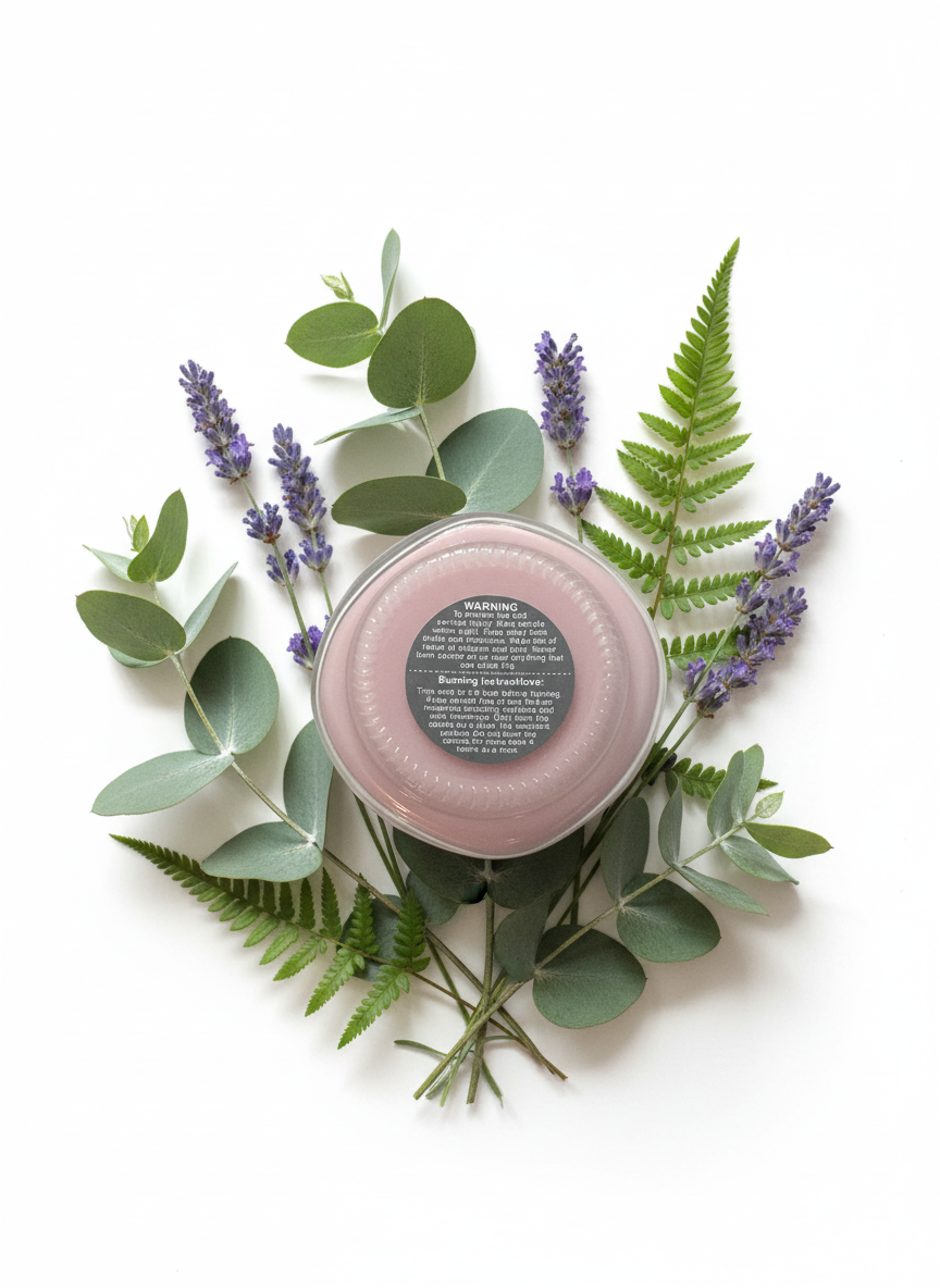 Christmas Day Scented Candle 8oz Single Cotton Wick Glass Jar