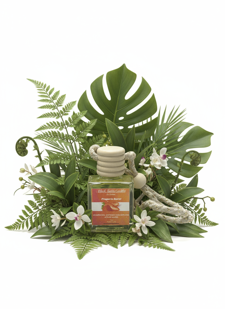 Fragaria Burst Scented Car Diffuser 10ml Clear Air Refresher Fragrance Oil