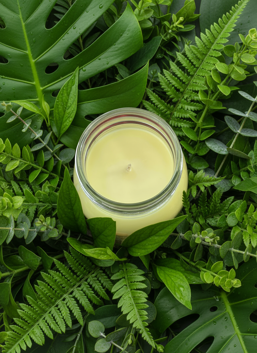 Simply Lemon 16oz Candle Cotton  Wick Glass Jar