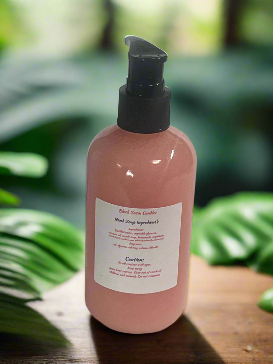Cherry Bomb Scented Liquid Hand Soap Size 8oz