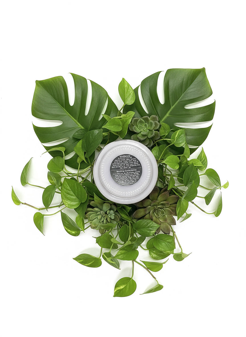 Ebony Saffron 8oz Candle Cotton  Wick Glass Jar