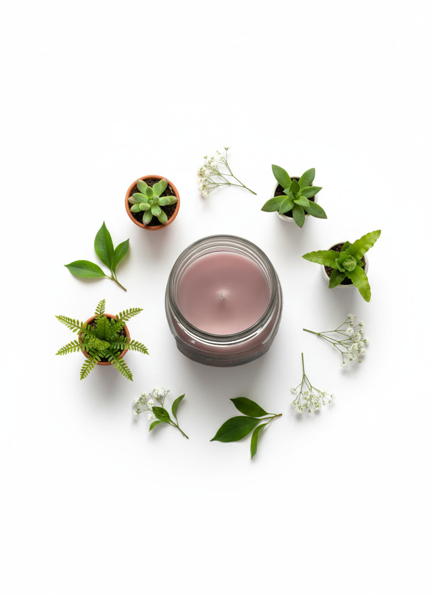 Jazzy Cranberry Scented Candle 8oz Single Cotton Wick Glass Jar