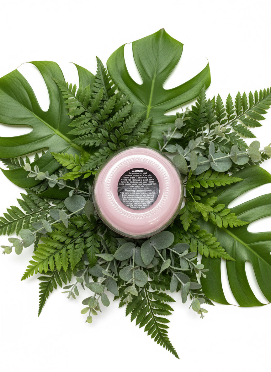 Fragaria Burst Scented Candle 16oz Single Cotton Wick Glass Jar