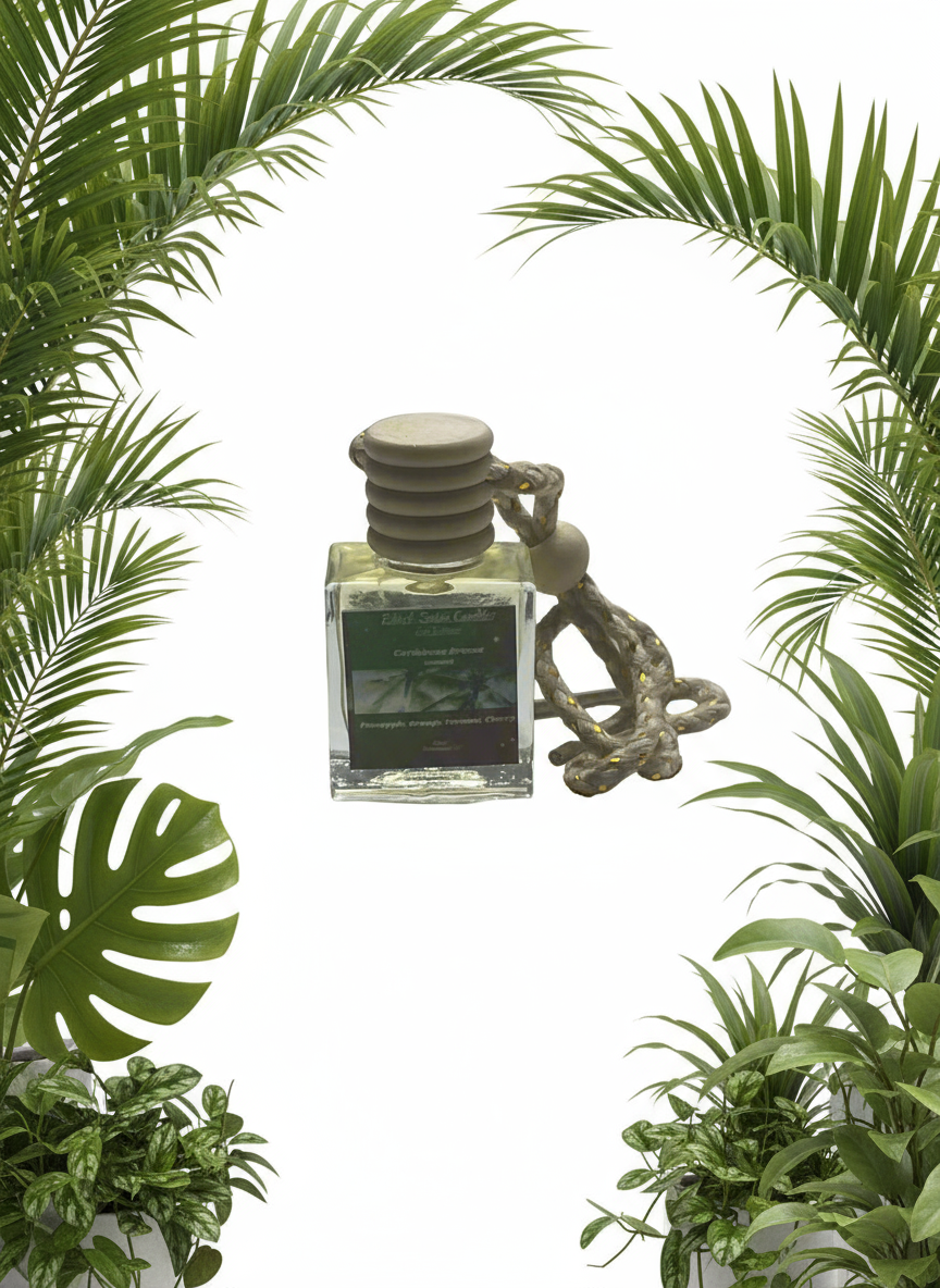 Caribbean Breeze Scented Car Diffuser 10ml Clear Air Refresher Fragrance Oil