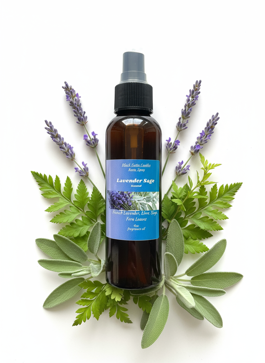 Lavender Sage Scented Room Spray 4oz Home Office Travel Size
