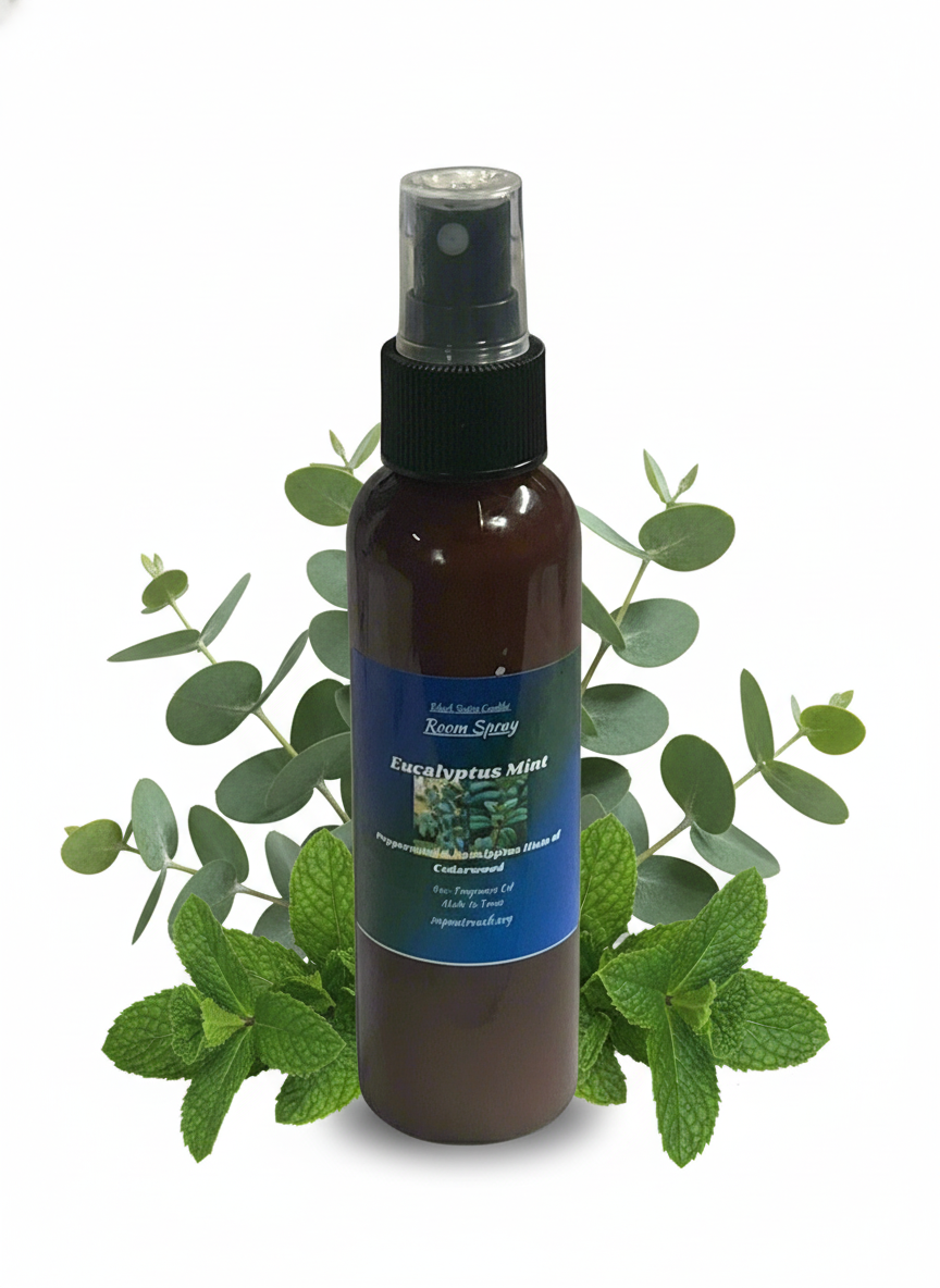 Eucalyptus Mint Scented Room Spray 4oz Home Office Travel Size