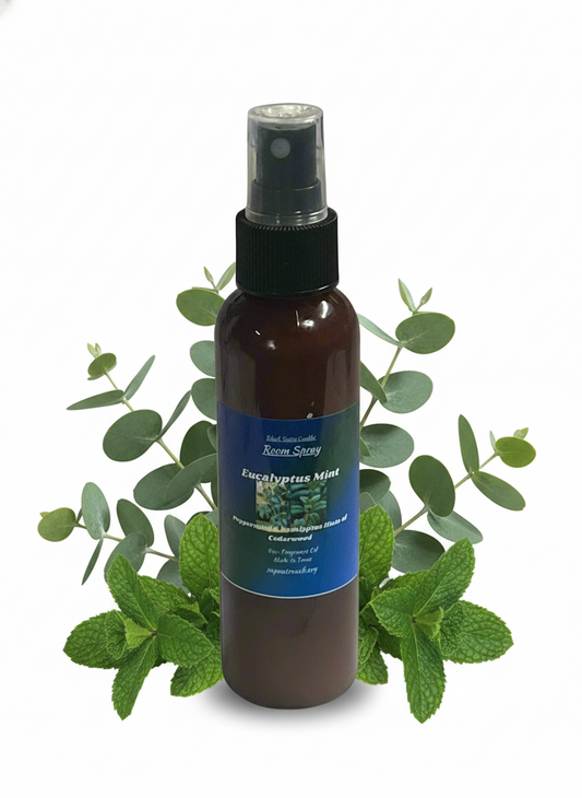 Eucalyptus Mint Scented Room Spray 4oz Home Office Travel Size