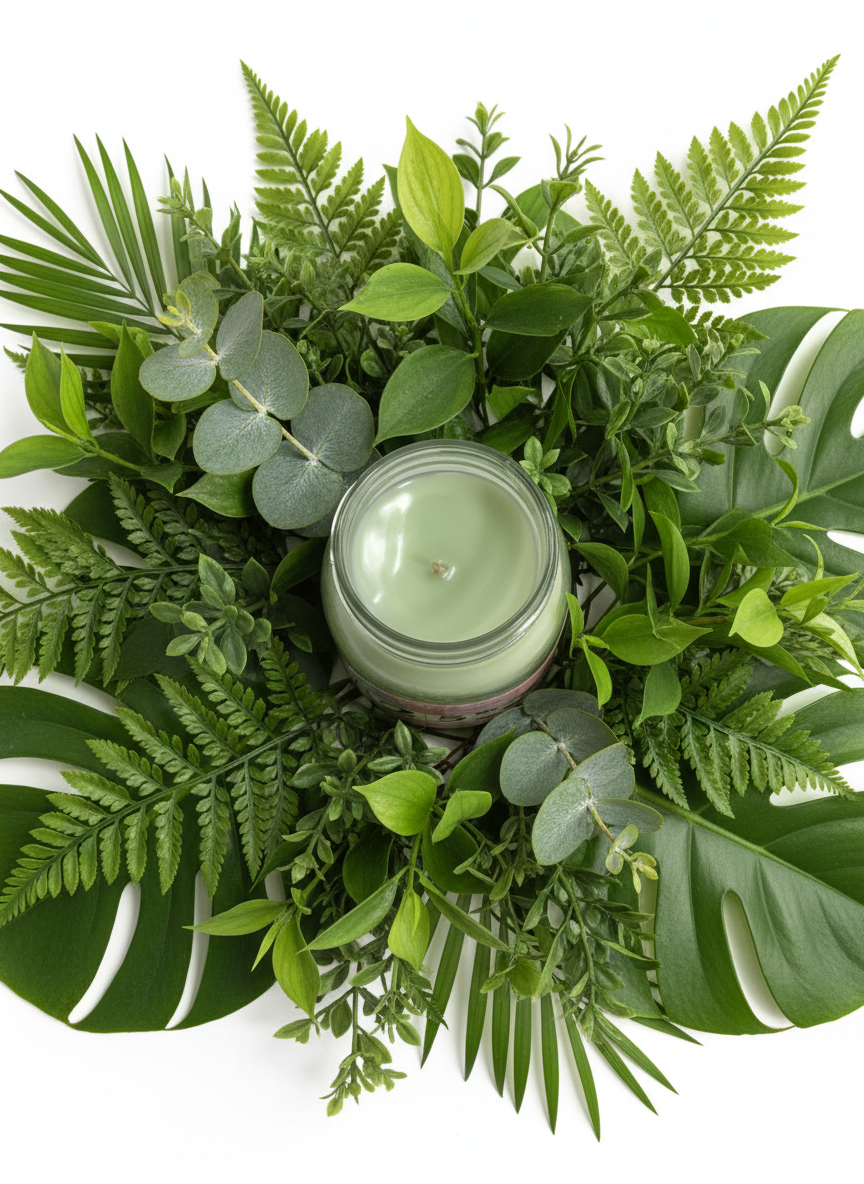 Christmas Day Scented Candle 16oz Single Cotton Wick Glass Jar