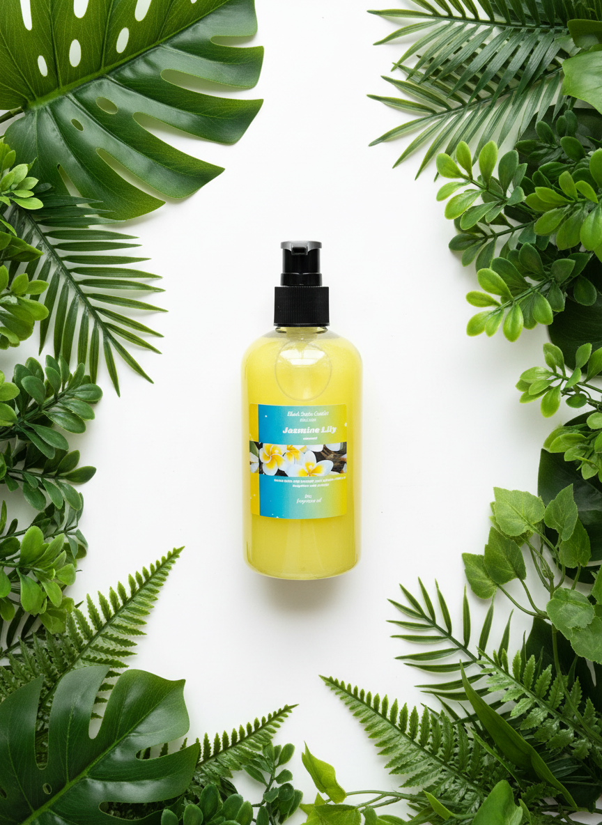 Jasmine Lily Scented Liquid Hand Soap Size 8oz