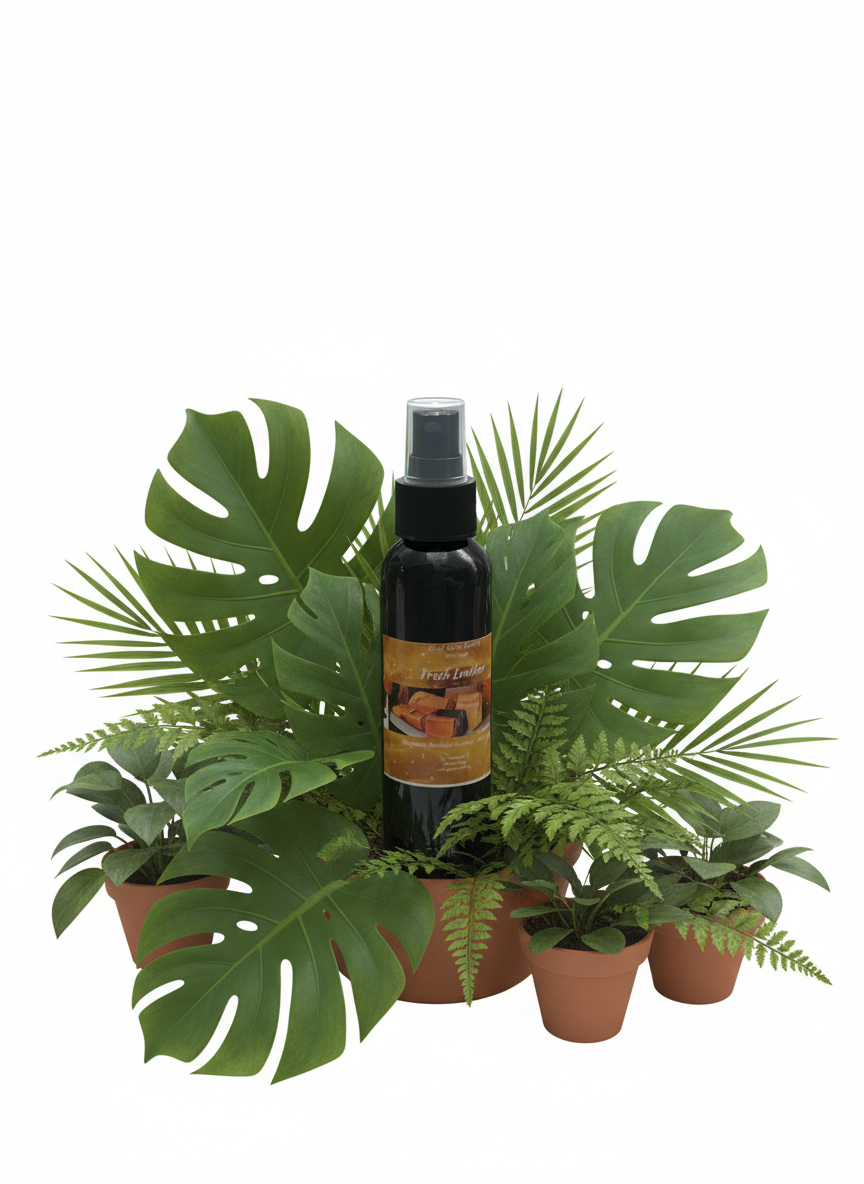 Fresh Leather Scented Room Spray 4oz Travel Size