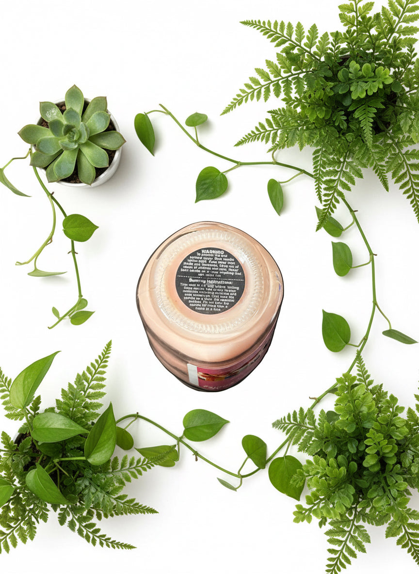 Christmas Day Scented Candle 16oz Single Cotton Wick Glass Jar