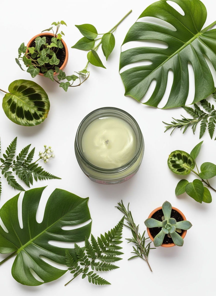 Gardenia Agave Scented Candle 8oz Single Cotton Wick Glass Jar