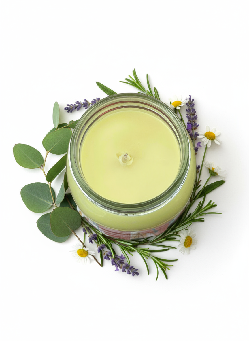 Vanilla Shortcake 16oz Candle Cotton  Wick Glass Jar