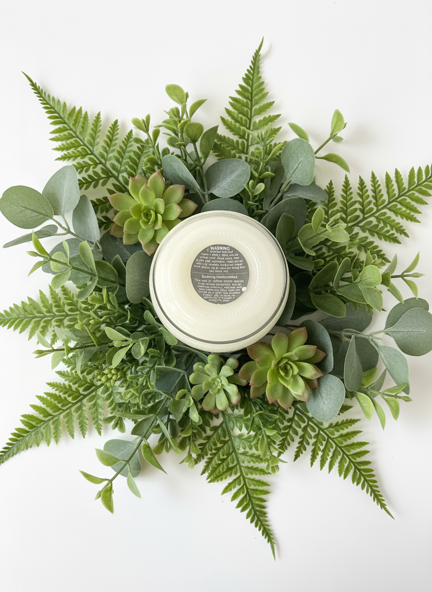 Coastal Breeze Scented Candle 16oz Single Cotton Wick Glass Jar