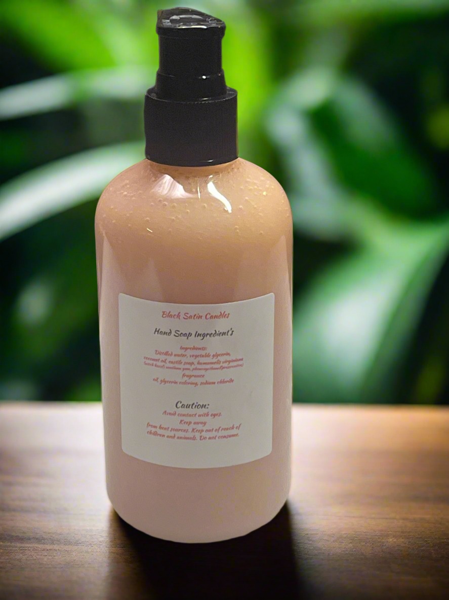 Mahogany Driftwood Scented Liquid Hand Soap Size 8oz