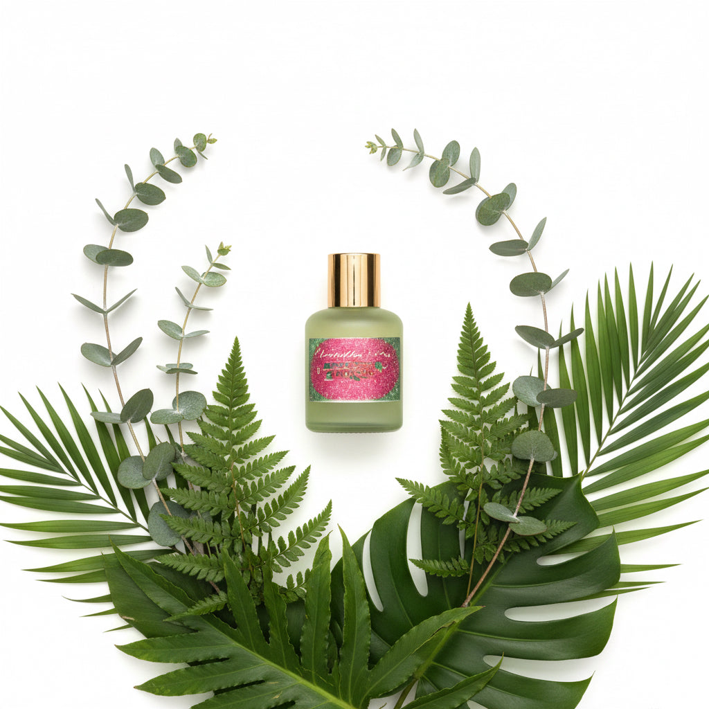Vanilla Rose Body Spray Mist 4oz Glass Bottle