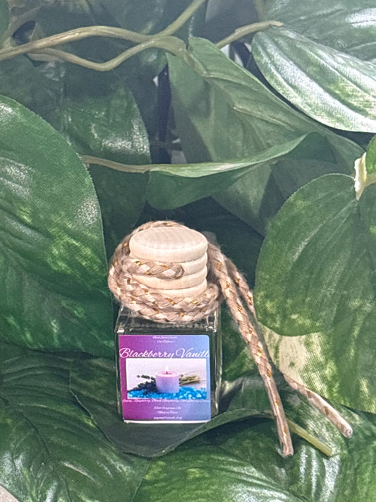 Blackberry Vanilla Scented Car Diffuser 8ml Clear Air Refresher Fragrance Oil
