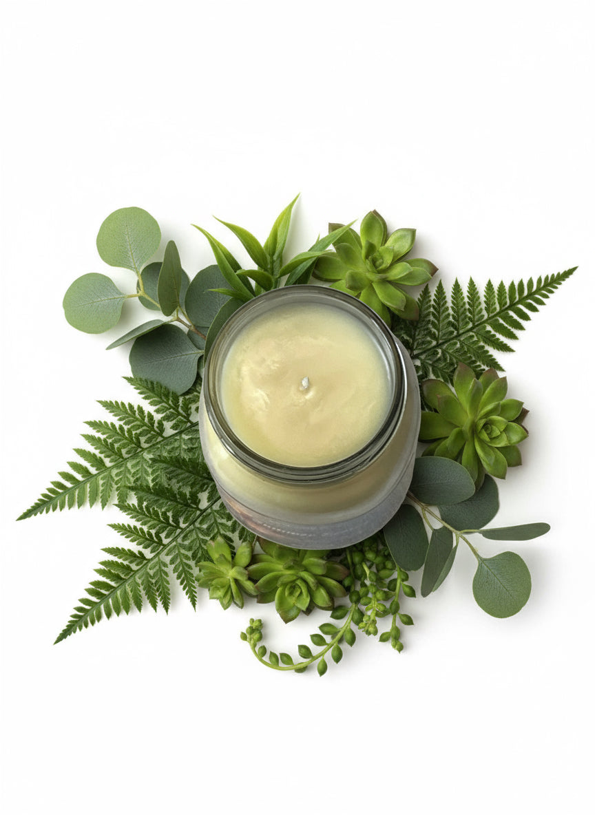 Summer Breeze Scented Candle 16oz Single Cotton Wick Glass Jar