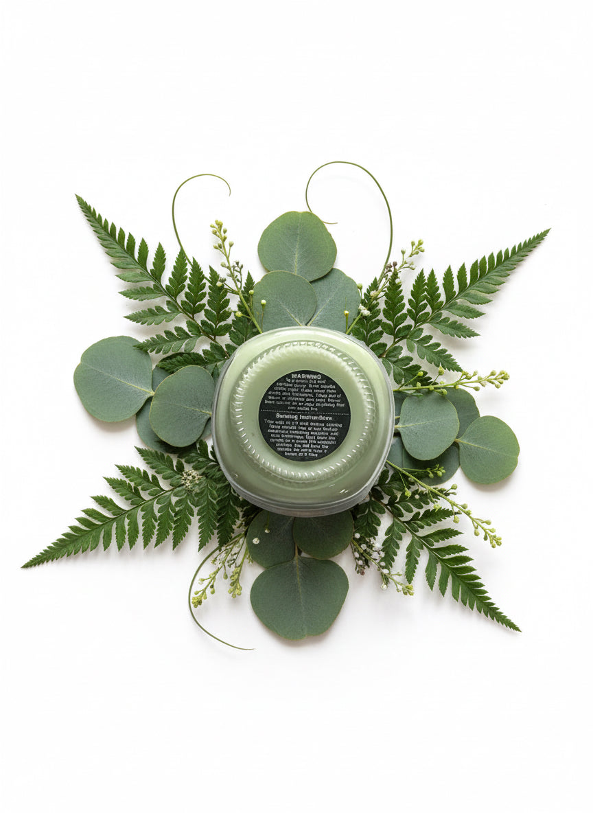 Ocean Breeze Scented Candle 8oz Jar Paraffin Soy Wax Cotton Wick