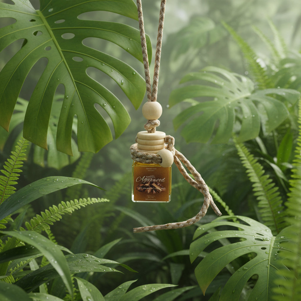 Agarwood Scented Car Diffuser 8ml Clear Air Refresher Fragrance Oil