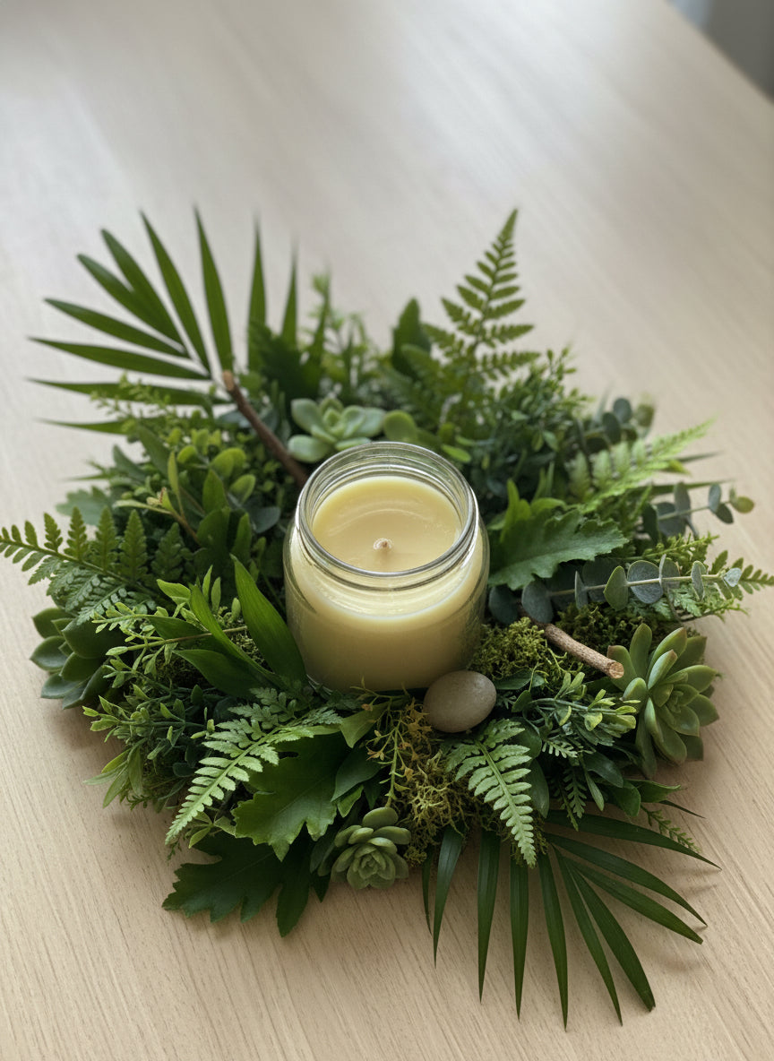 Pumpkin Pie Scented Candle 16oz Single Cotton Wick Glass Jar