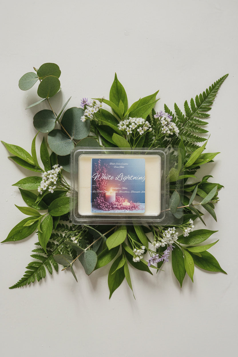 White Lighting Scented Wax Melt 2.5oz Six Cube Warmer Tart