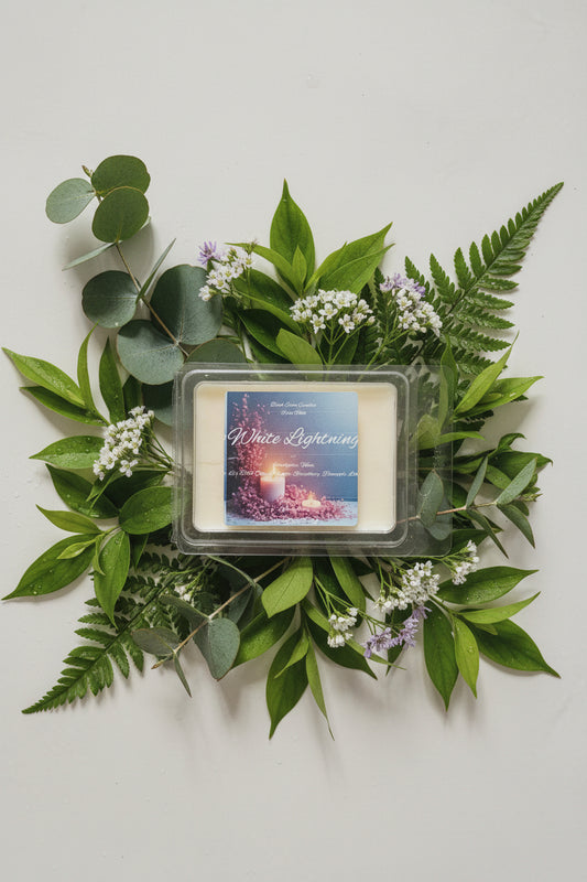 White Lighting Scented Wax Melt 2.5oz Six Cube Warmer Tart