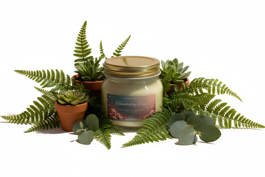 Twinberry Love Scented Candle 8oz Cotton Wick Glass Jar