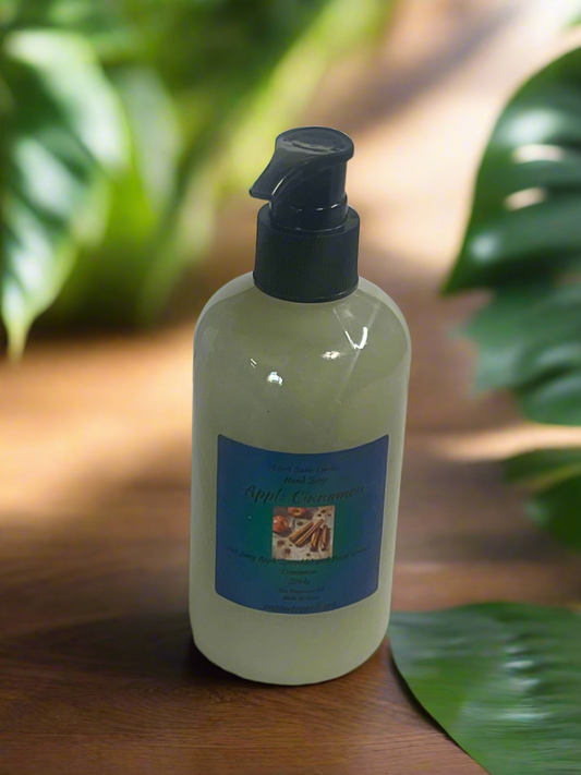 Apple Cinnamon Scented Liquid Hand Soap Size 8oz