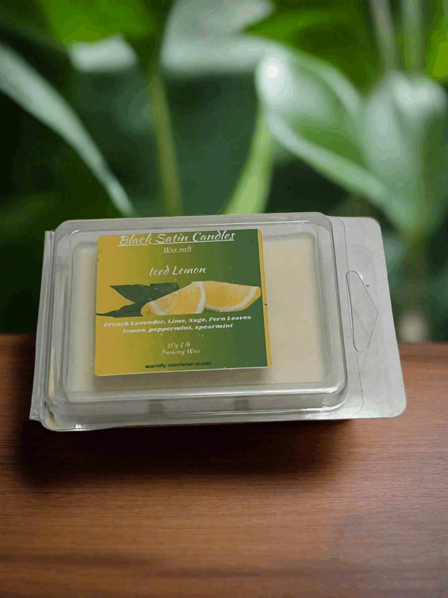 Iced Lemon Scented Wax Melt 2.5oz Six Cube Warmer Tart