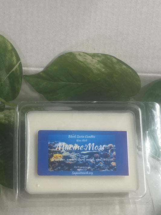 Marine Moss Wax Melts 2.5oz Six Cube Warmer Tart
