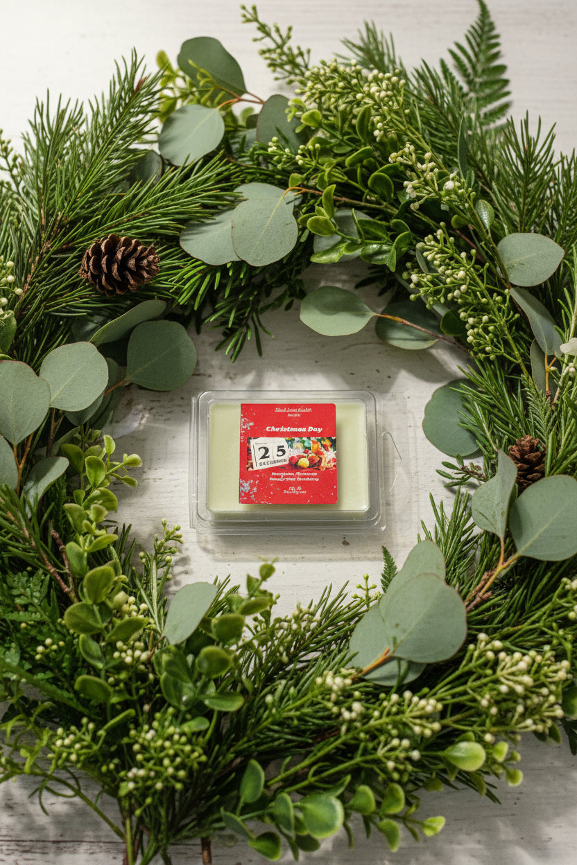 Christmas Day Scented Wax Melt 2.5oz Six Cube Warmer Tart