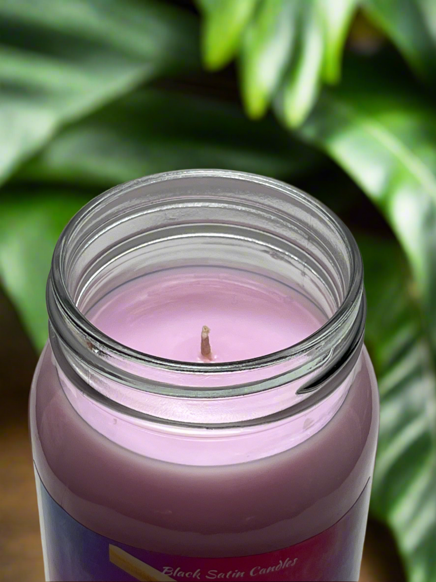 Babe Blossom 16oz Candle Cotton  Wick Glass Jar