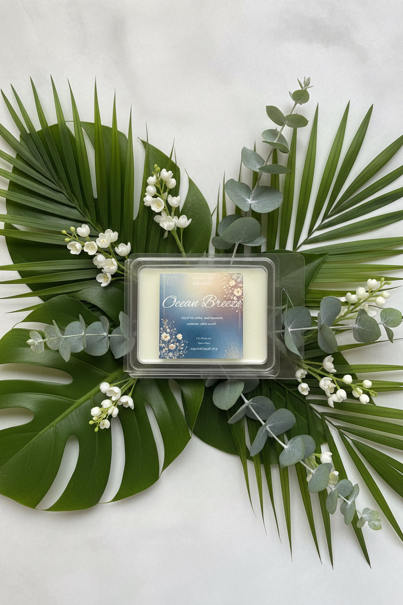 Ocean Breeze Scented Wax Melt 2.5oz Six Cube Warmer Tart