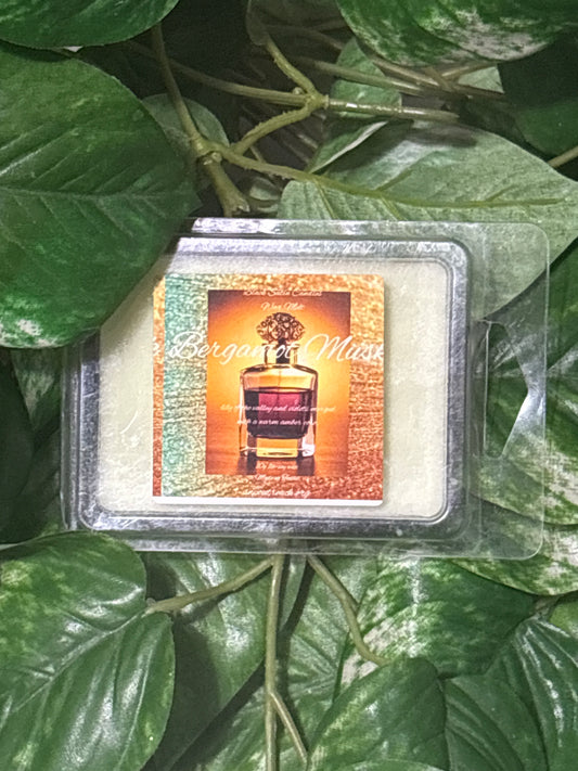 Bergamot Musk Scented Wax Melt 2.5oz  Six Cube Warmer Tart