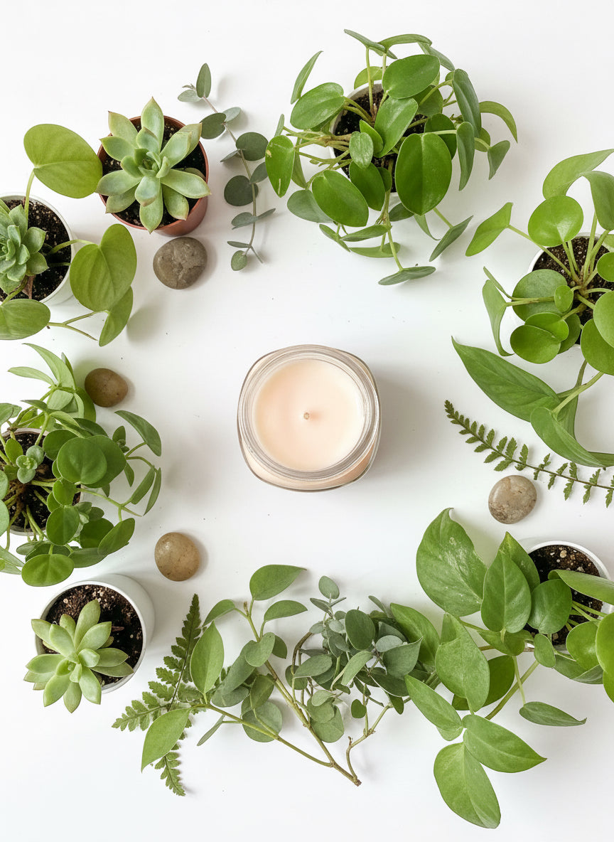 Christmas Day Scented Candle 16oz Single Cotton Wick Glass Jar