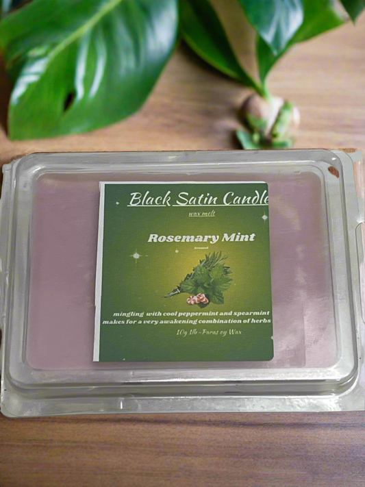 Rosemary Mint Scented Wax Melt 2.5oz Six Cube Warmer Tart