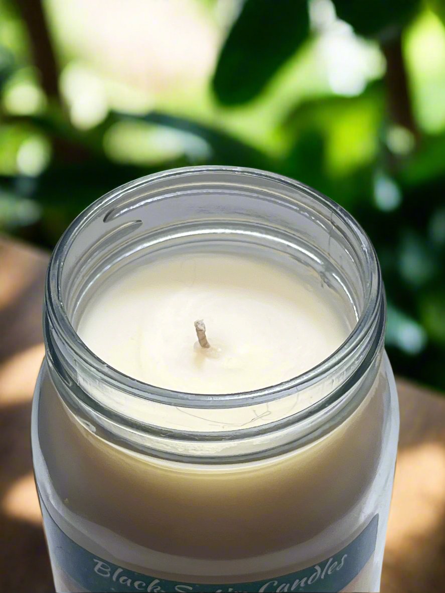 Honeydew Melon Scented Candle 16oz Single Cotton Wick Glass Jar