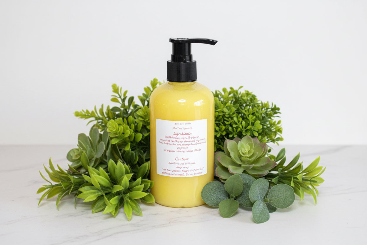 Summer Breeze Scented Liquid Hand Soap Size 8oz