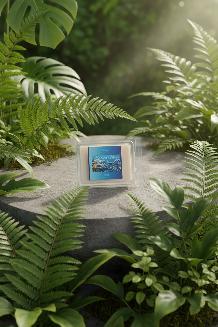 Marine Moss Scented Wax Melt 2.5oz  Six Cube Warmer Tart