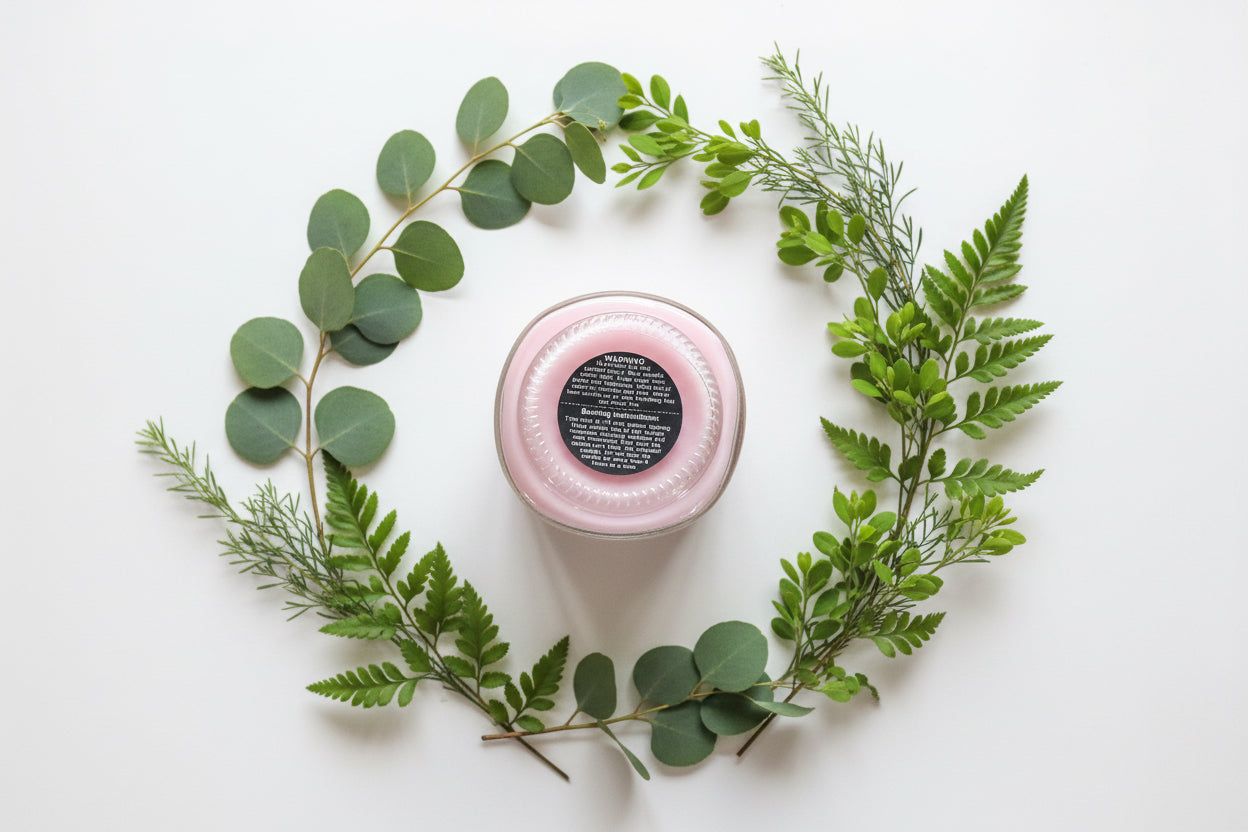 Babe Blossom Scented Candle 8oz Cotton Wick Glass Jar