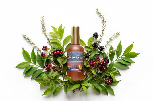 Berry Blaze Body Spray Mist 4oz Glass Bottle