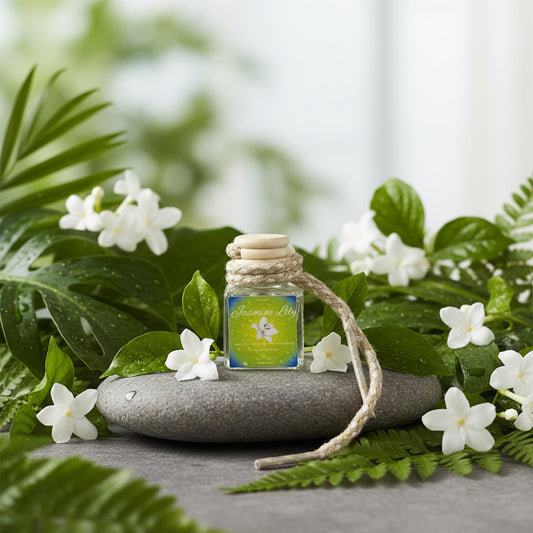 Jasmine Lily Scented Car Diffuser 8ml Clear Air Refresher Fragrance Oil