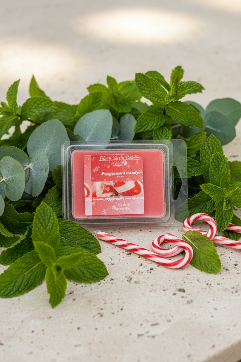 Peppermint Candy Scented Wax Melt 2.5oz Six Cube Warmer Tart