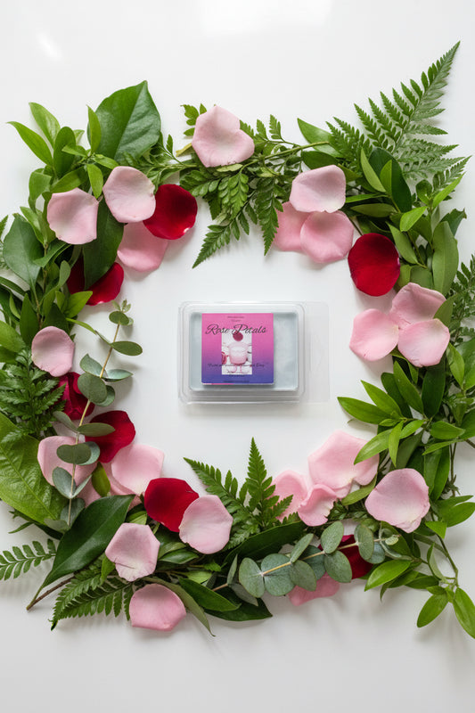 Rose Petals Scented Wax Melt 2.5oz Six Cube Warmer Tart