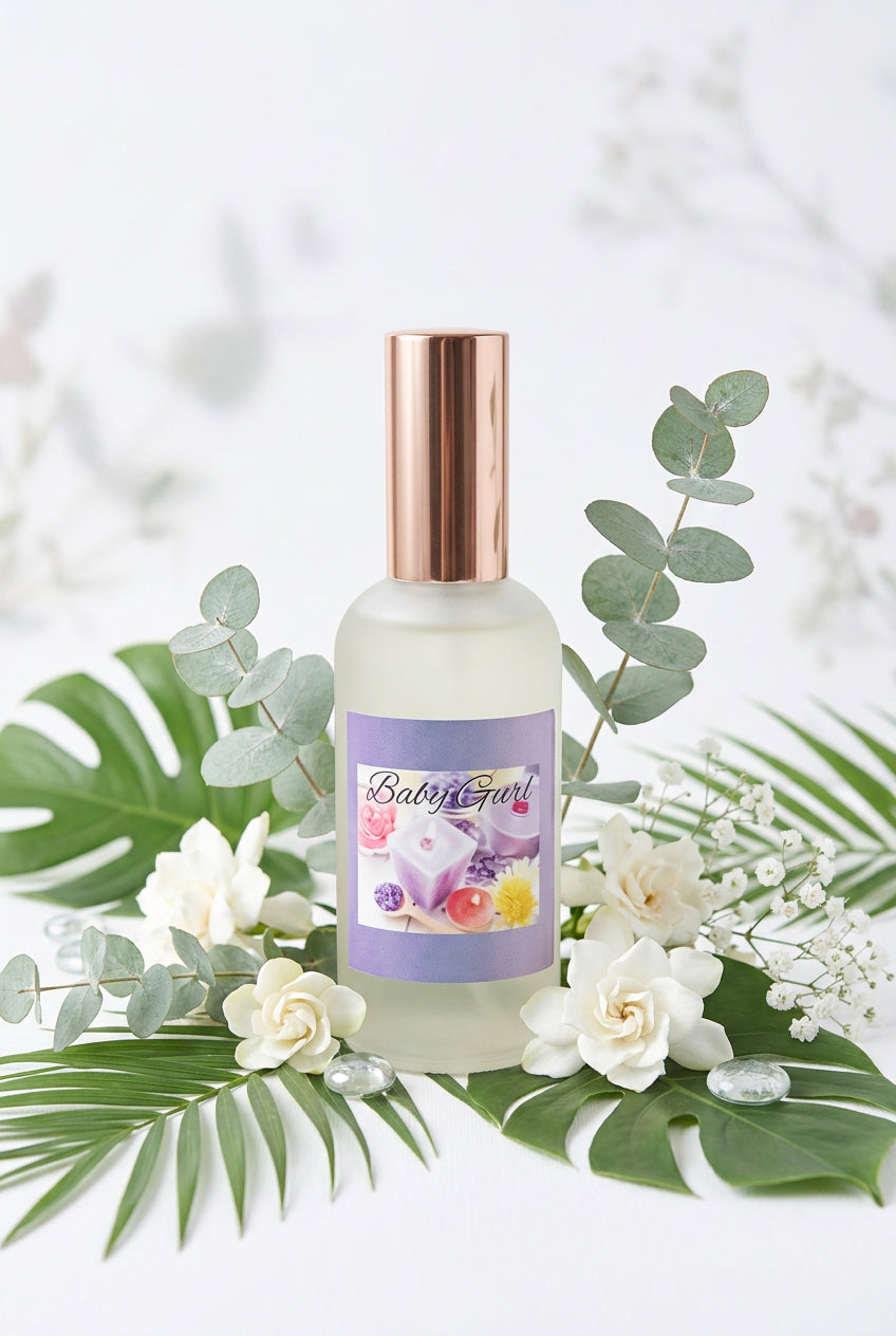 Baby Gurl Body Spray Mist 4oz Glass Bottle
