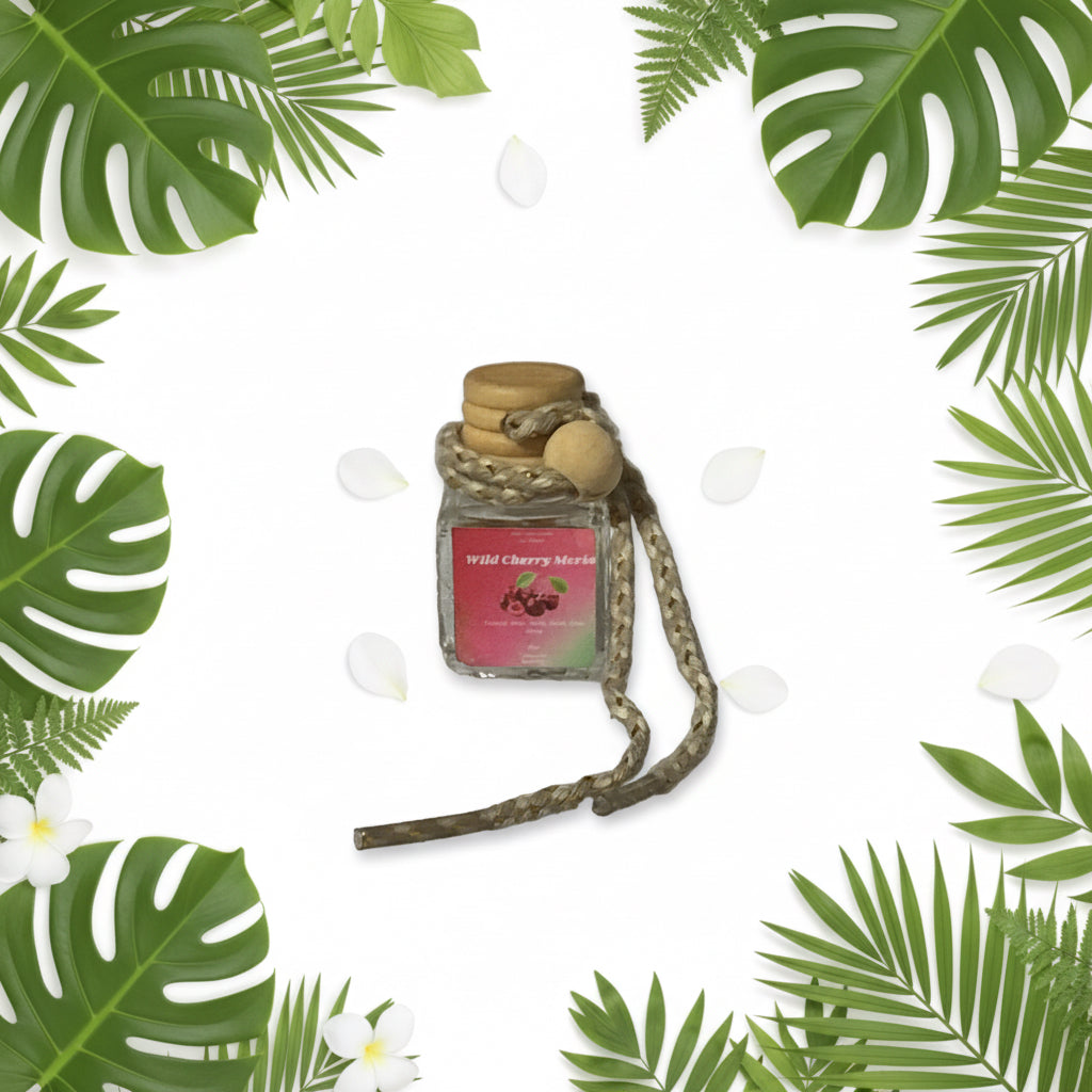 Wild Cherry Merlot Scented Car Diffuser 8ml Clear Air Refresher Fragrance Oil