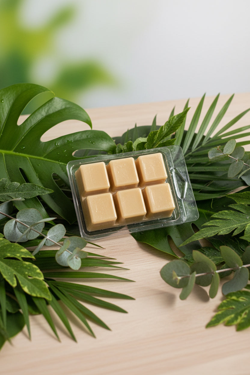 Mahogany Driftwood Scented Wax Melt 2.5oz  Six Cube Warmer Tart