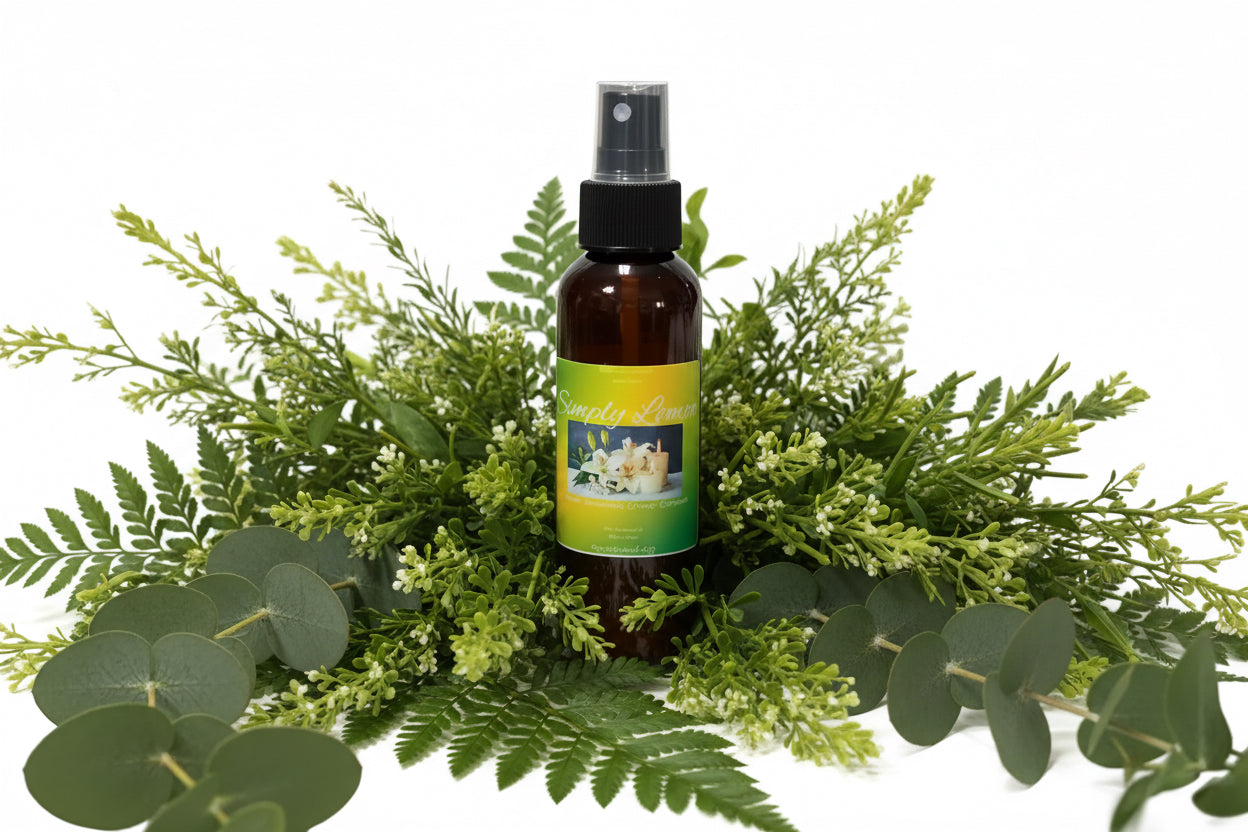 Simply Lemon Scented Room Spray 4oz Home Office Travel Size